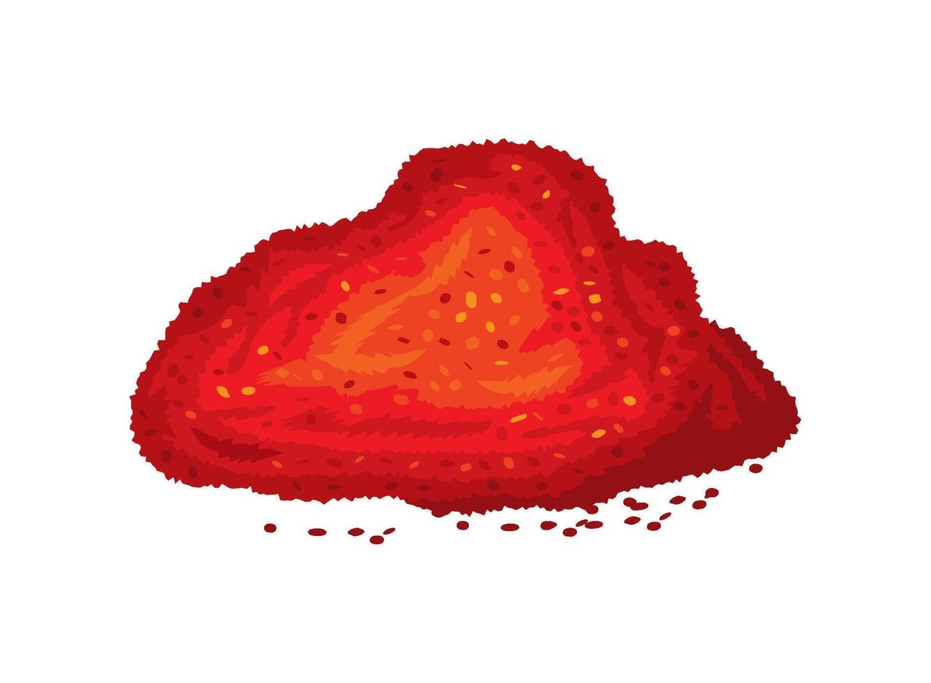 chili pepper powder design isolated vector