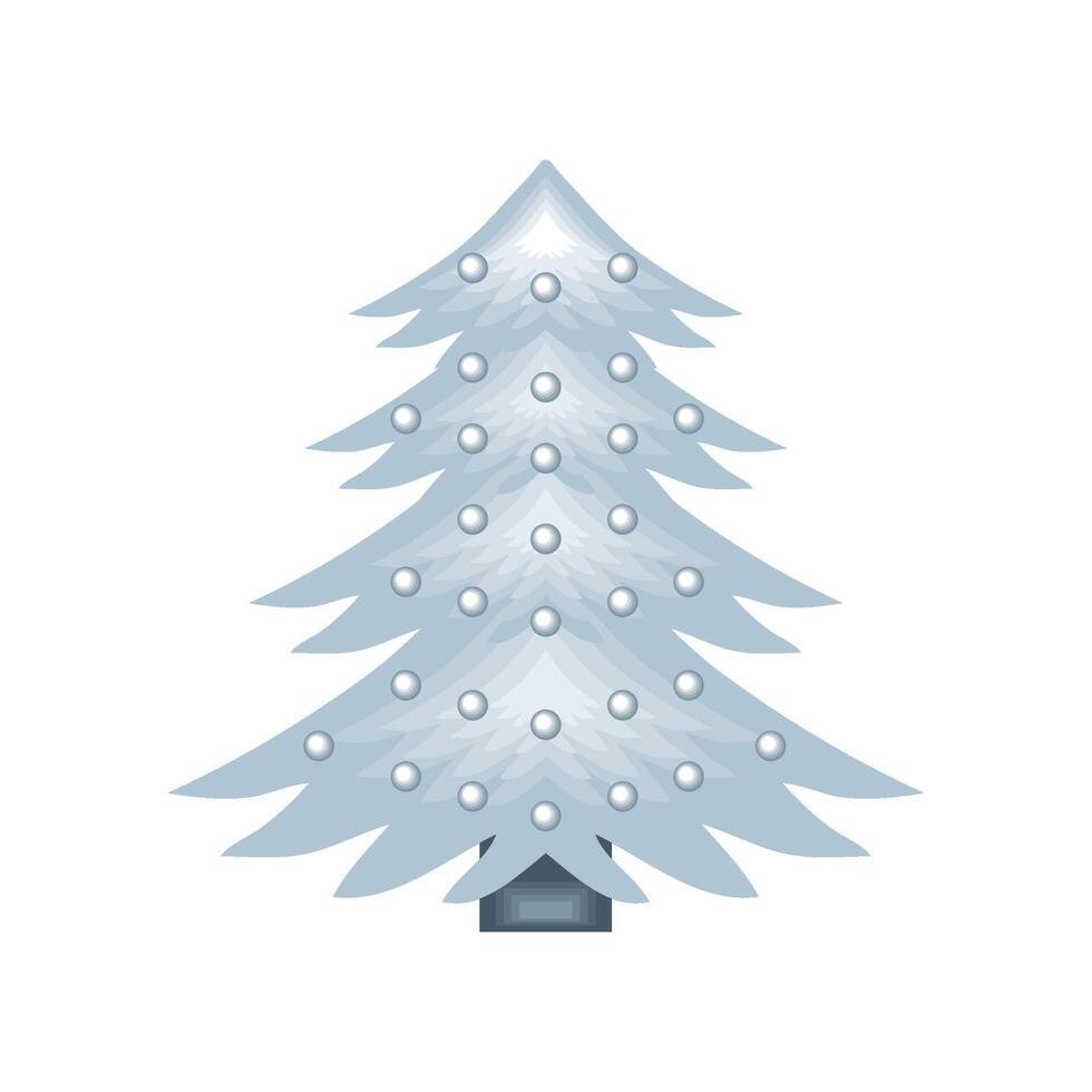 christmas tree celebration illustration isolated vector