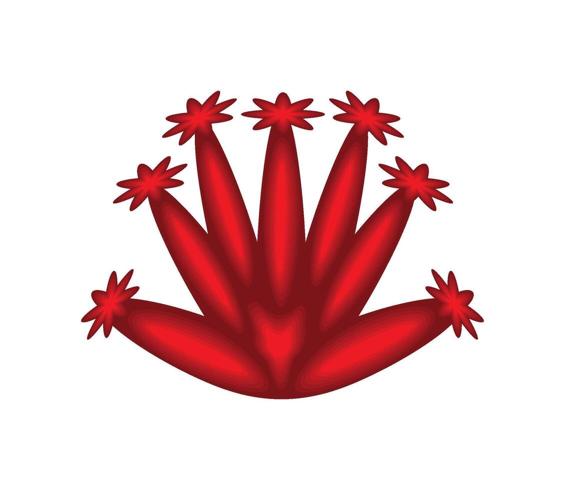 sea life coral reef illustration isolated vector