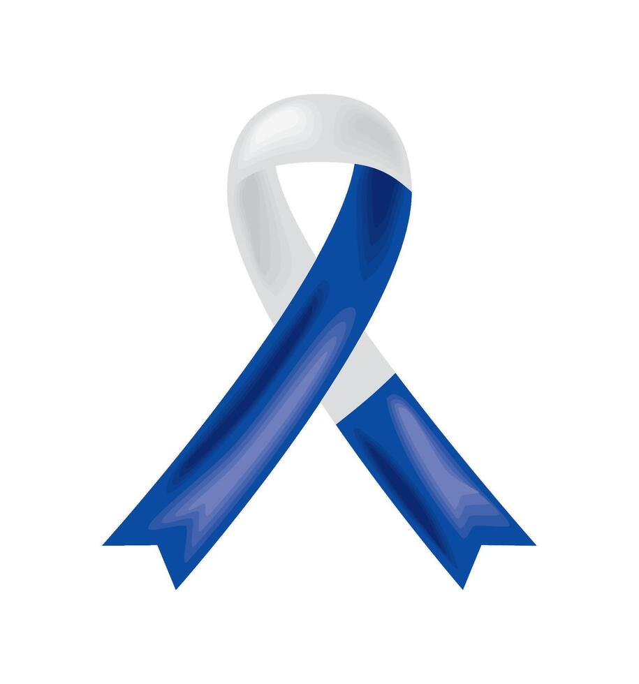 israel flag in ribbon design vector