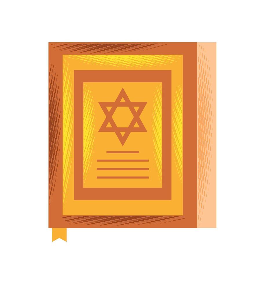 hanukkah torah illustration isolated design vector