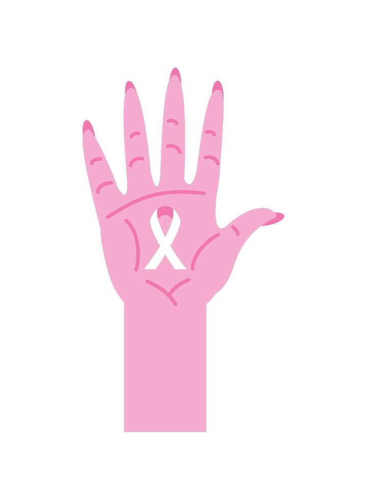 breast cancer awareness illustration isolated vector