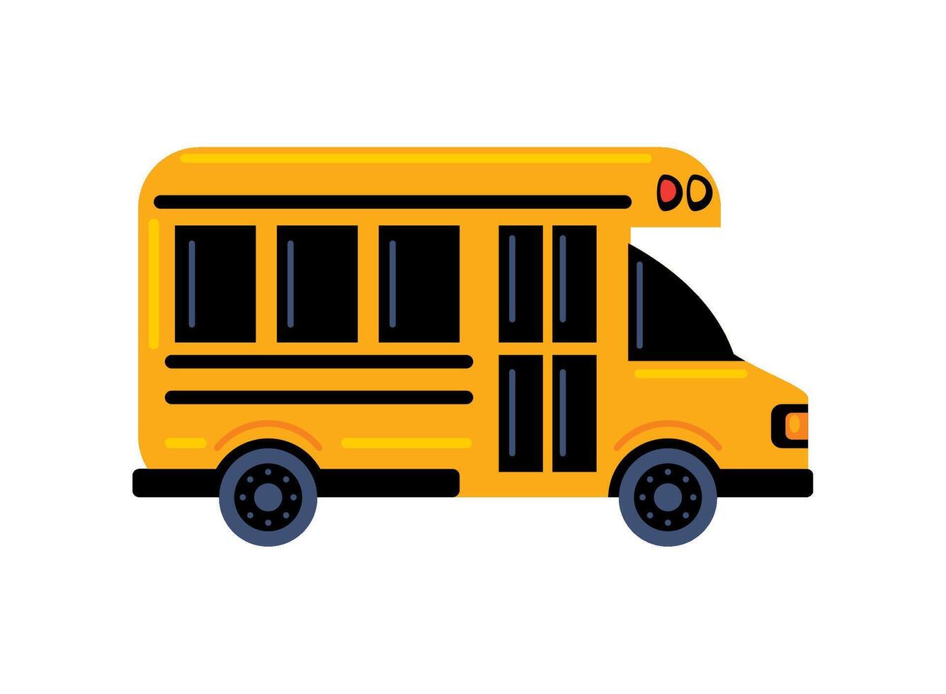 school bus illustration isolated vector