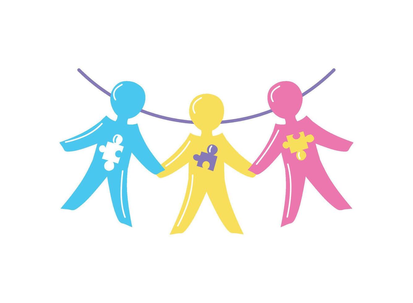 asperger syndrome illness illustration design vector