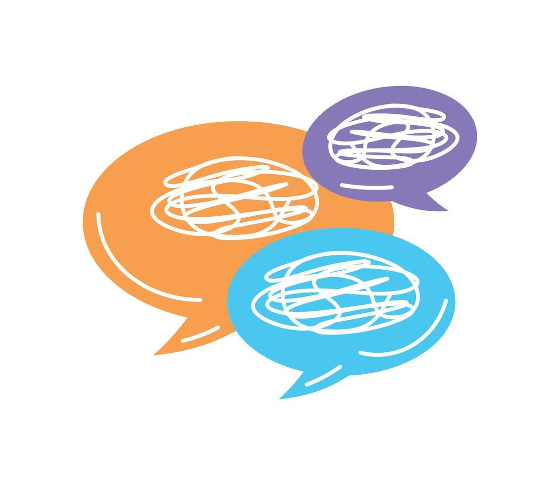 attention deficit hyperactivity disorder isolated illustration vector