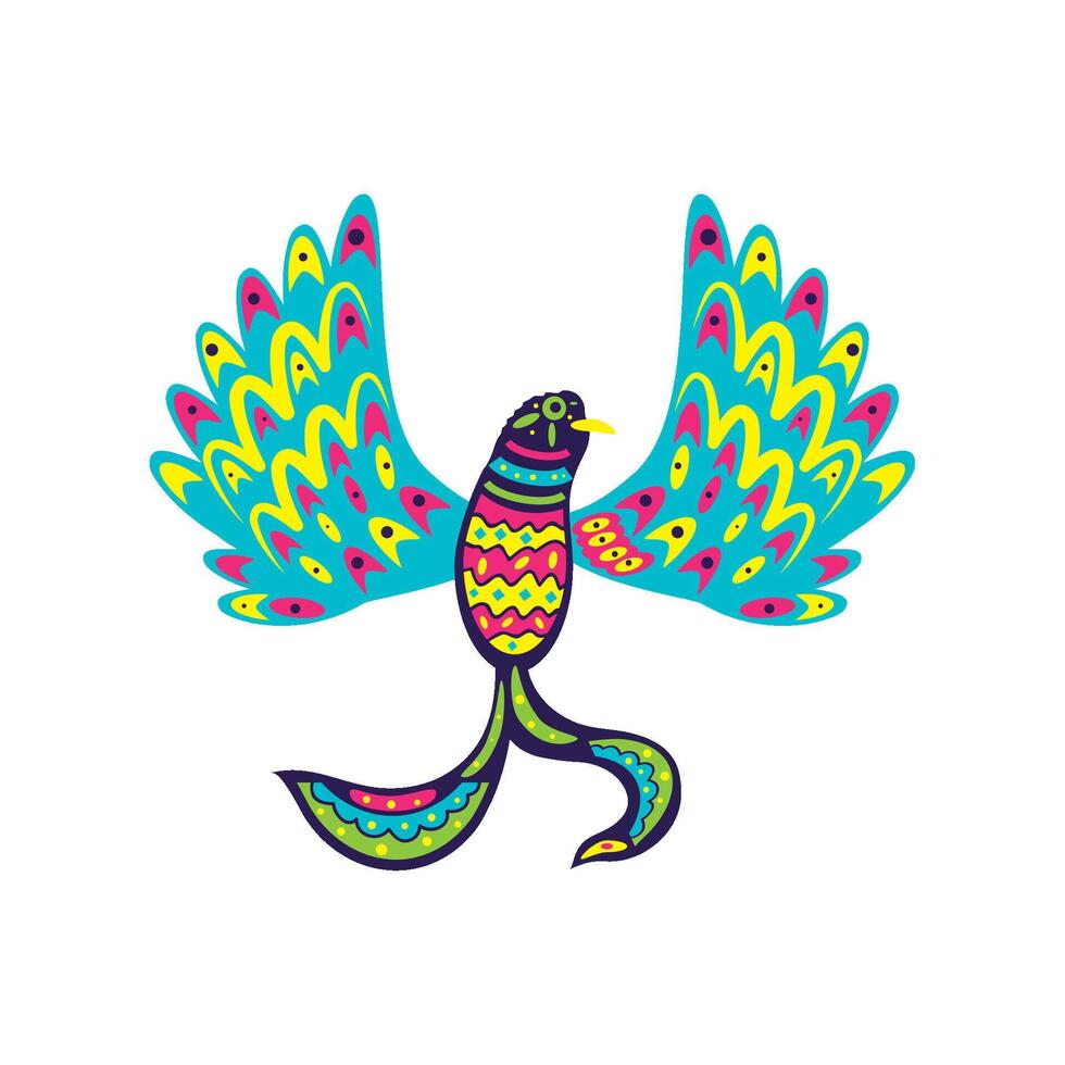 alebrijes fantastic animal illustration isolated vector