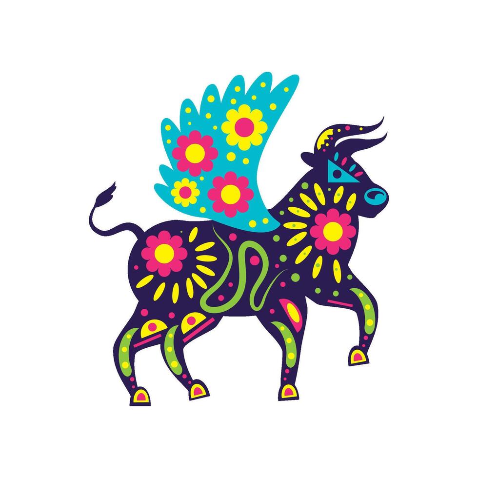 alebrijes figure design illustration isolated vector