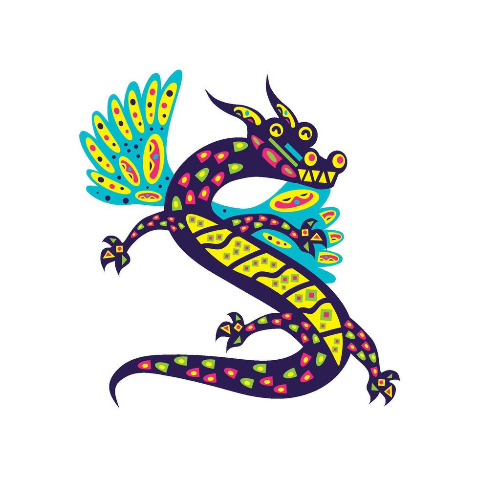 alebrijes monster design illustration isolated vector