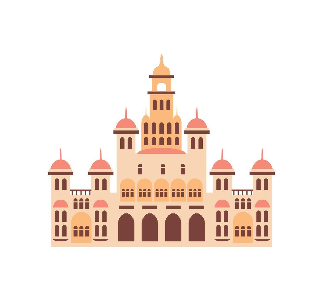 india architecture monument illustration isolated vector