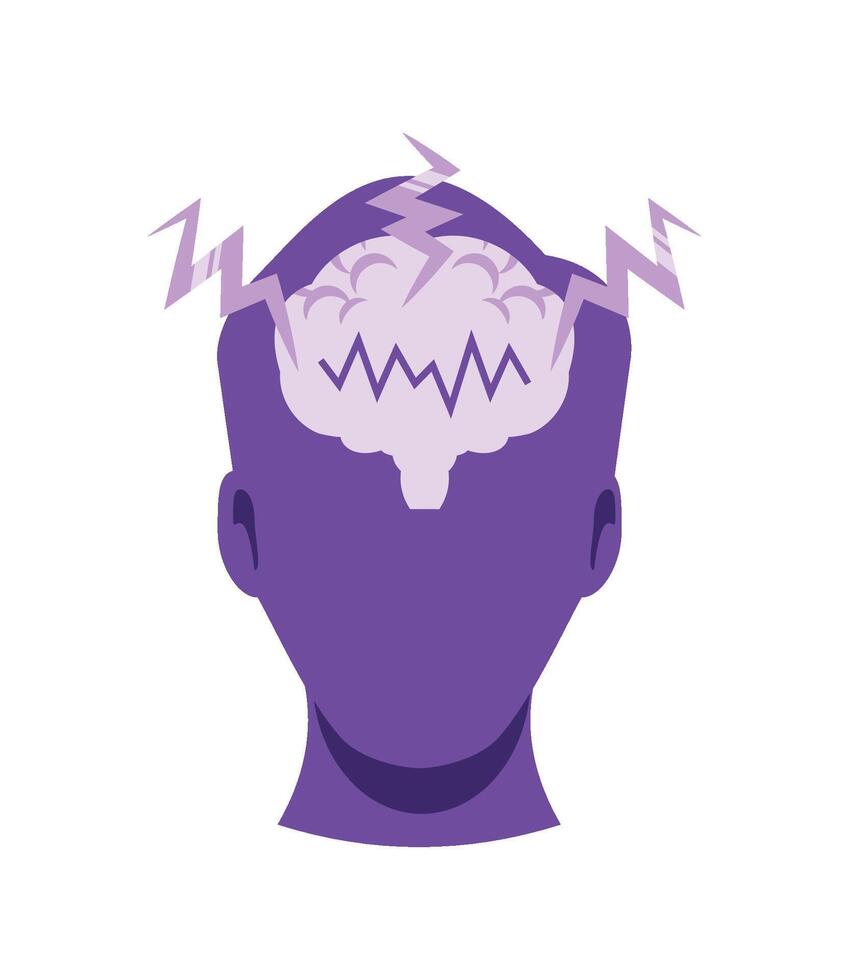 epilepsy day illustration isolated design vector