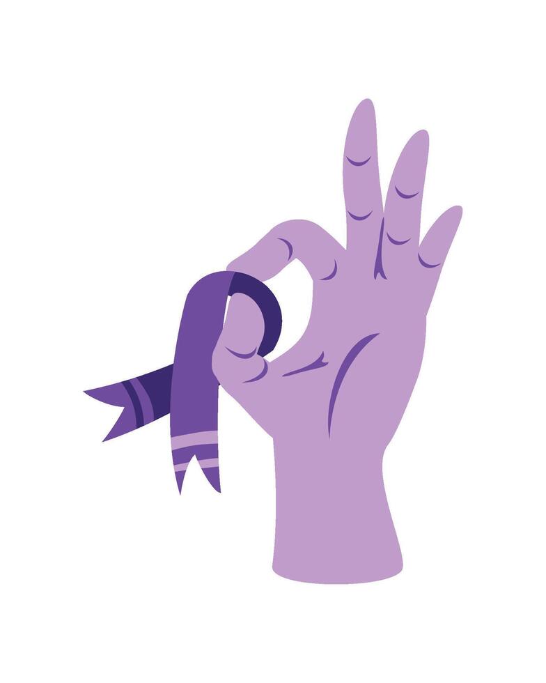 epilepsy day help illustration isolated vector