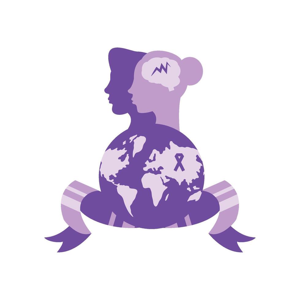 epilepsy day international illustration isolated vector