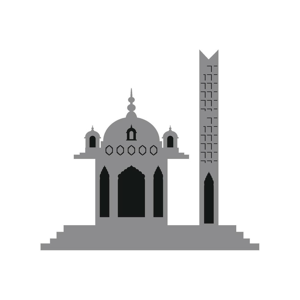 pakistan landmark summit minar illustration vector