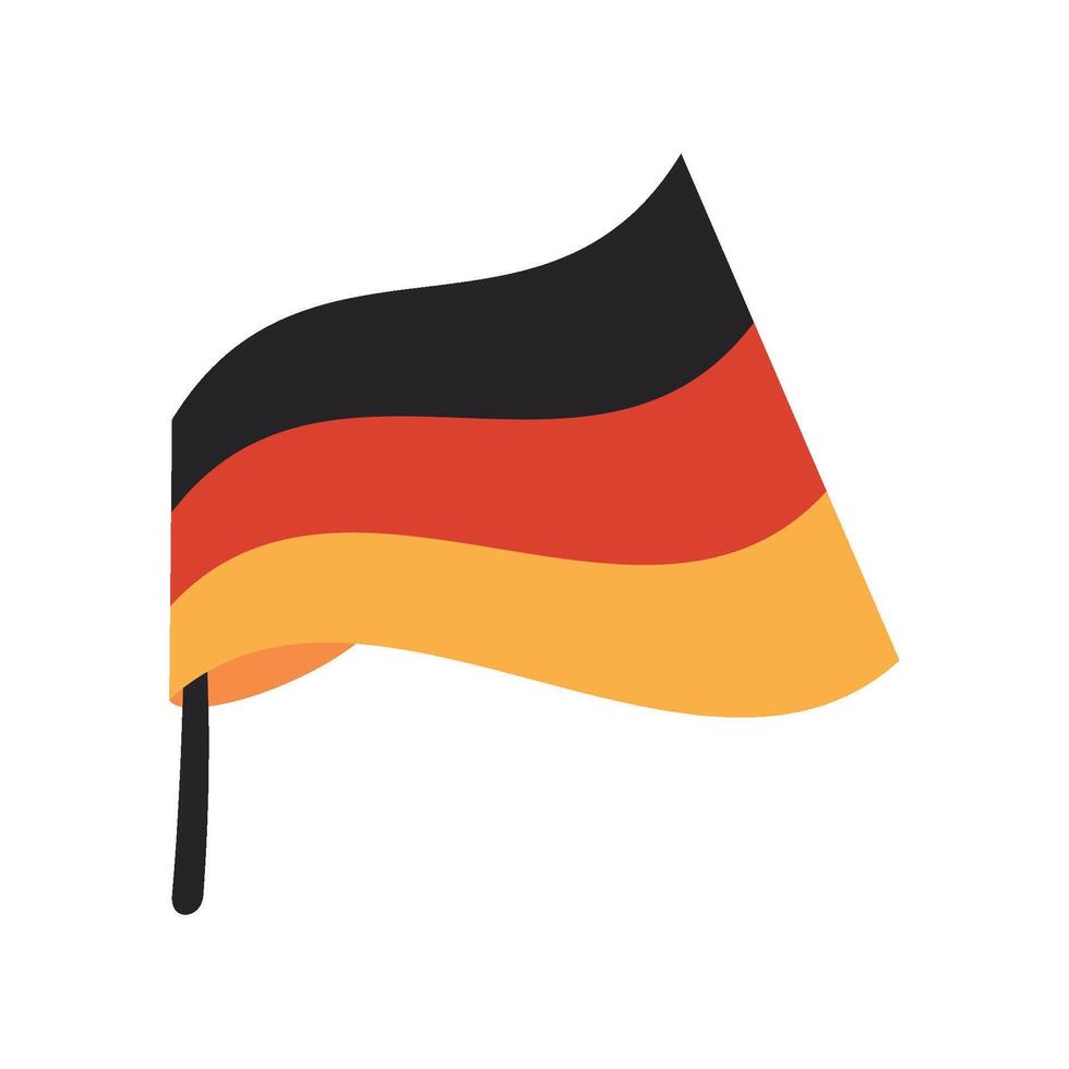 germany flag design illustration isolated vector