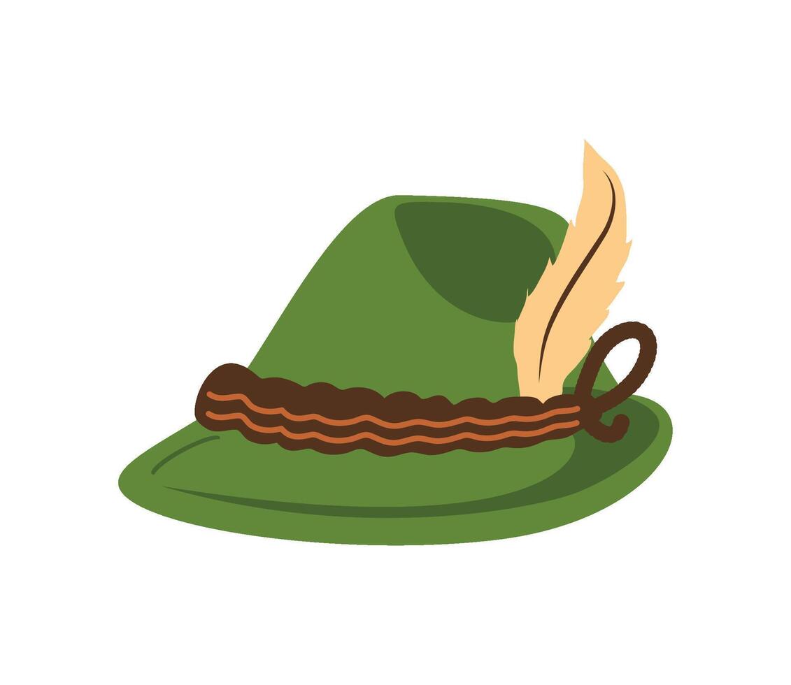 germany bavarian hat illustration isolated vector