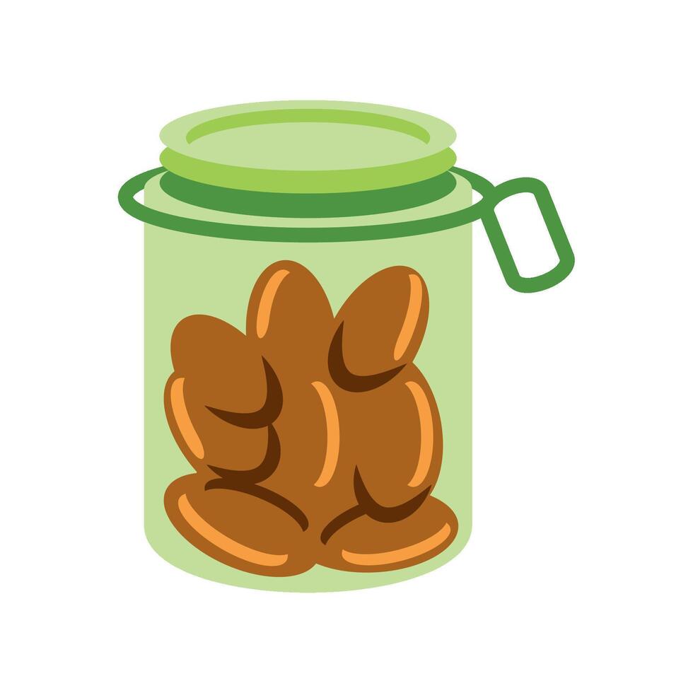 idul fitri cookies illustration isolated vector