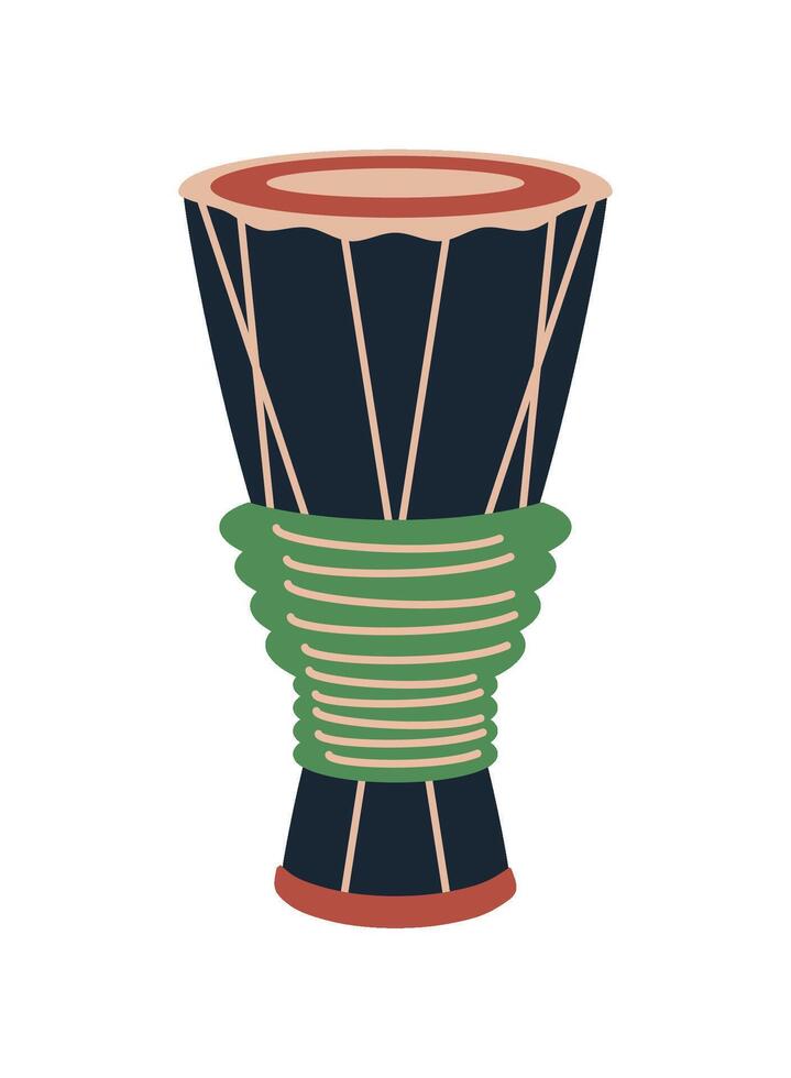 bata drum percussion illustration isolated vector