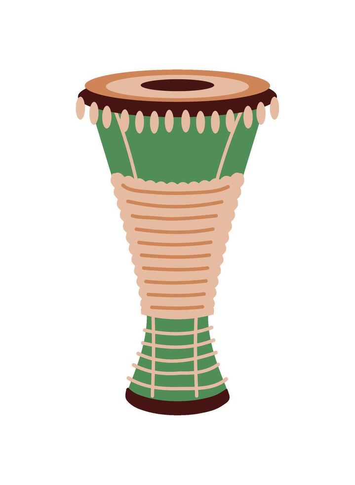 bata drum cultural illustration isolated vector