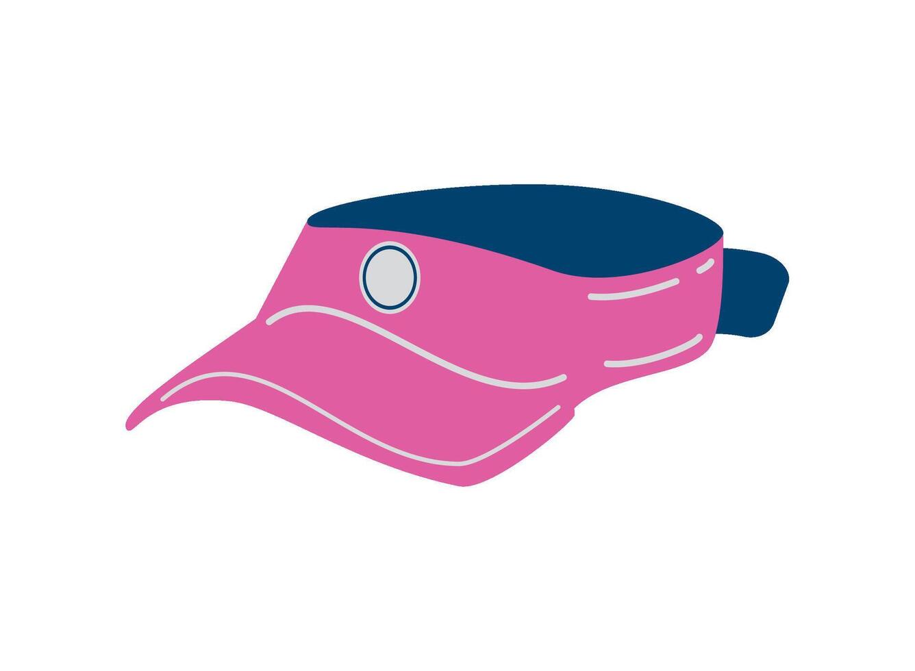 padel tennis cap illustration isolated vector