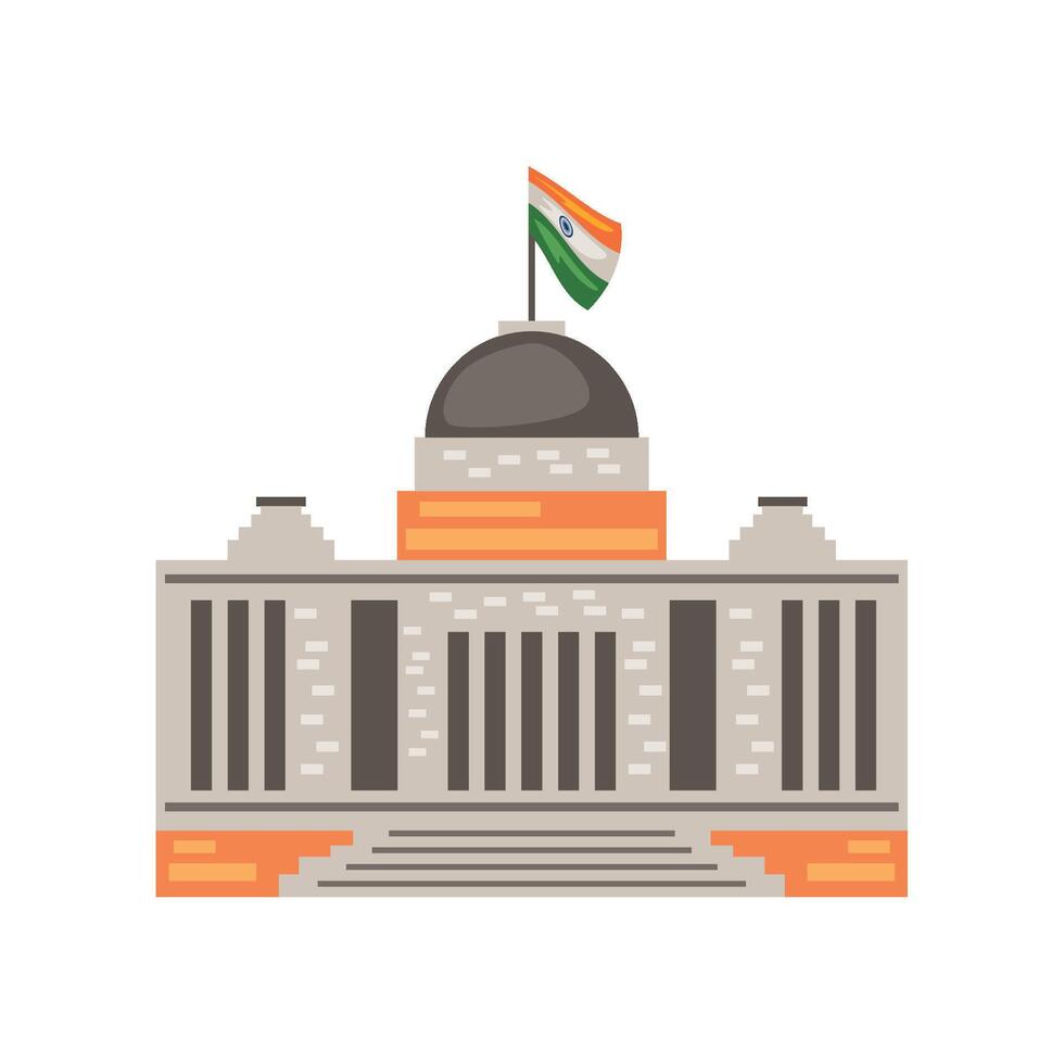 india general election government isolated vector