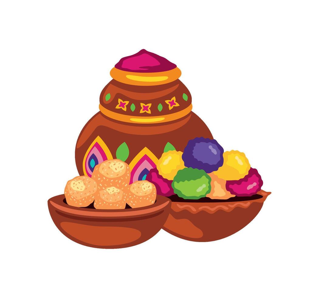 makar sankranti indian party illustration isolated vector