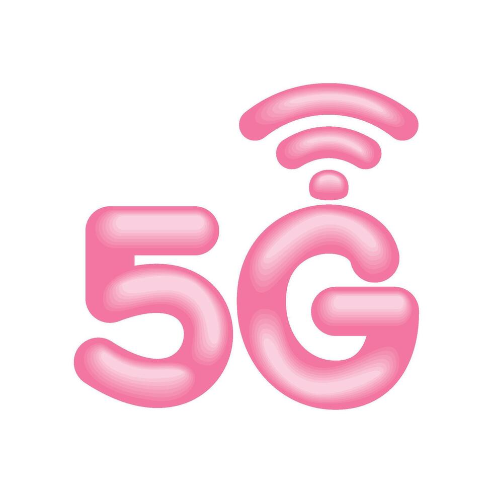 5G wifi connection illustration design vector