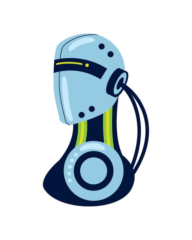 advanced robotics tech illustration design vector