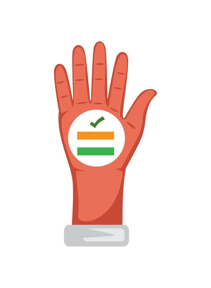 indian elections party illustration vector