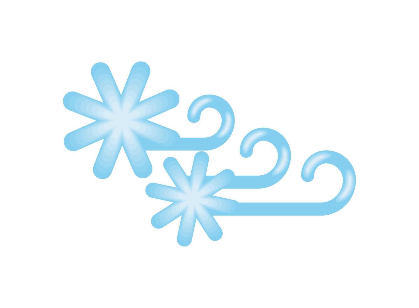 weather winter winds illustration vector
