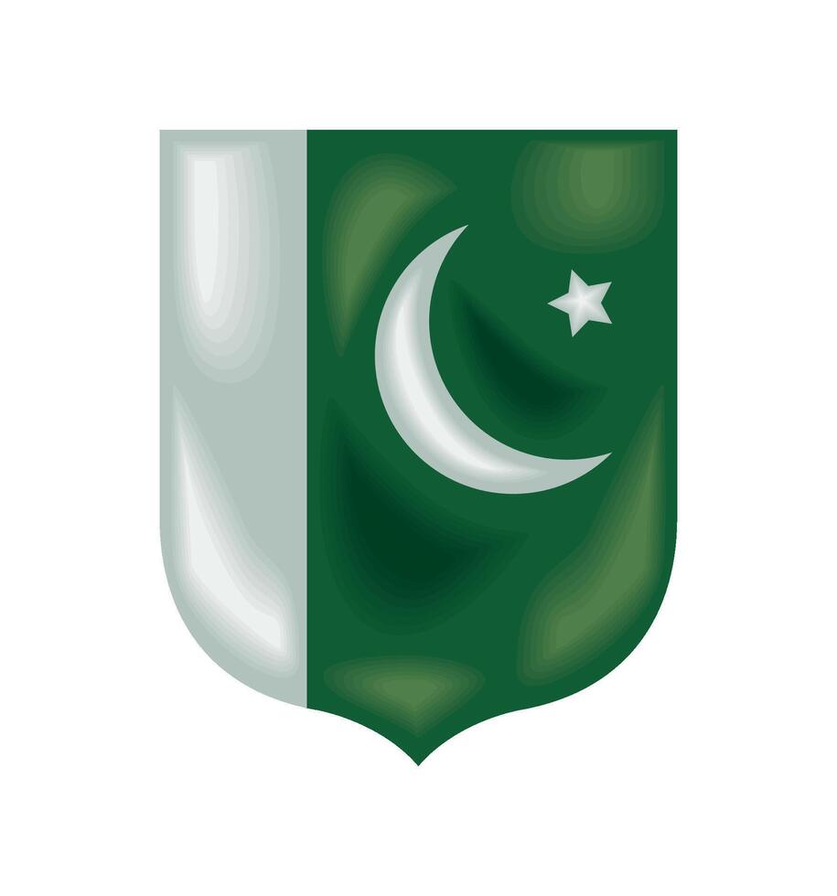pakistan day flag freedom illustration vector