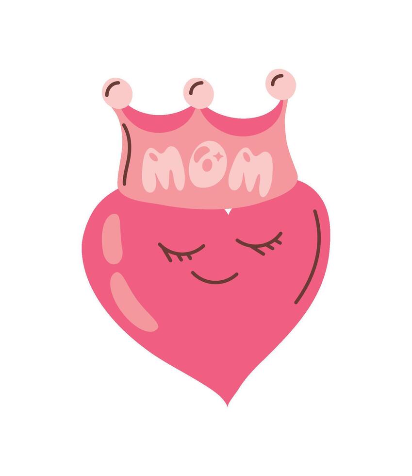 mothers day love illustration design vector