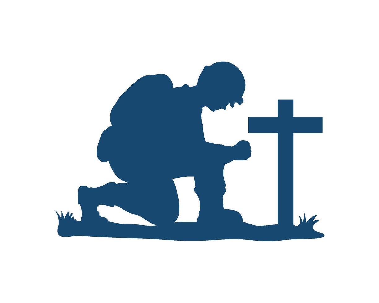 memorial day soldier illustration design vector