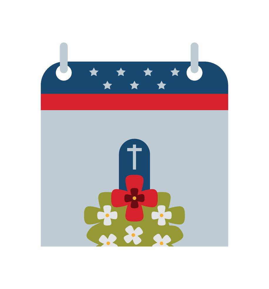 memorial day event illustration design vector
