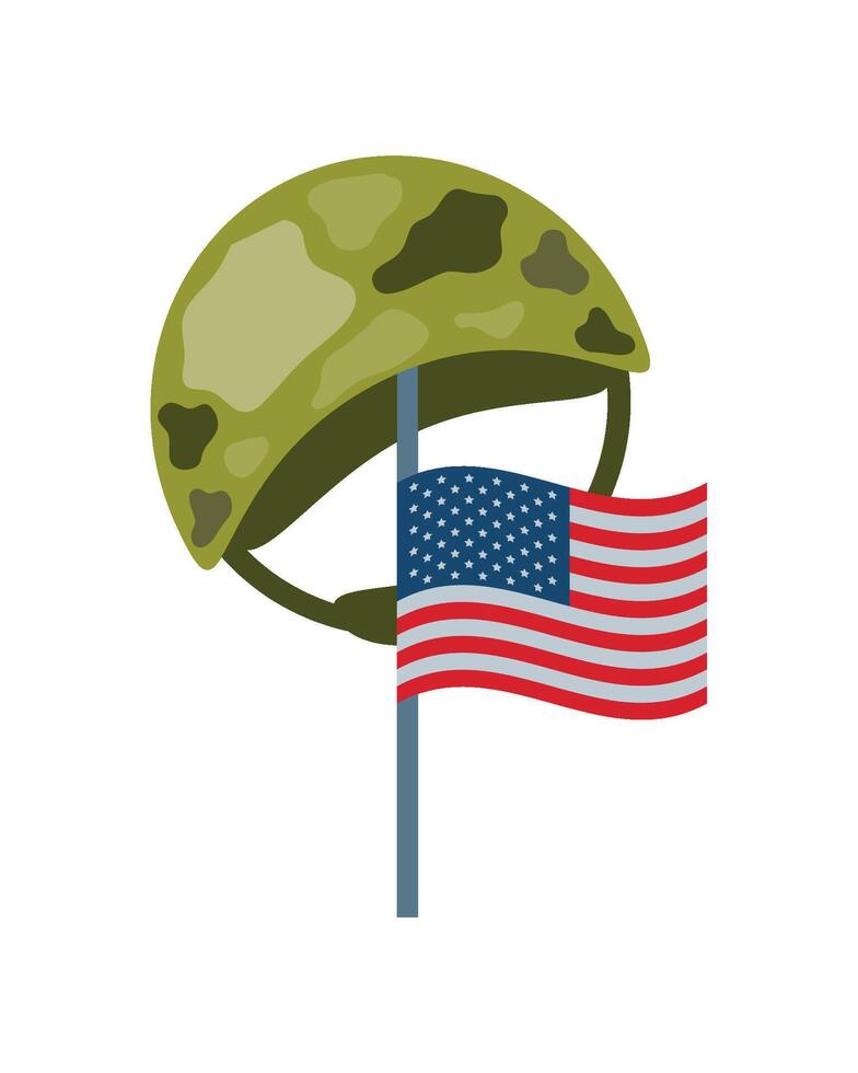 memorial day in united states illustration vector