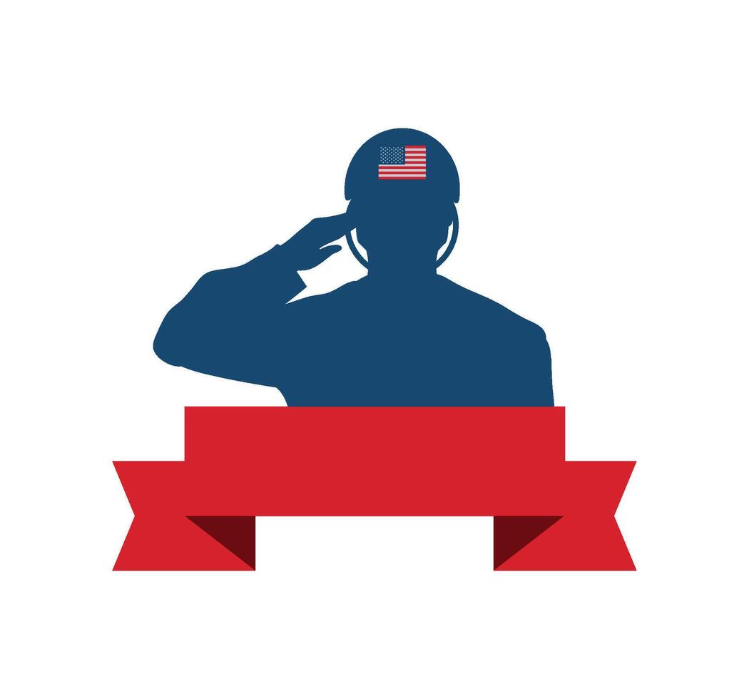 memorial day festive illustration design vector
