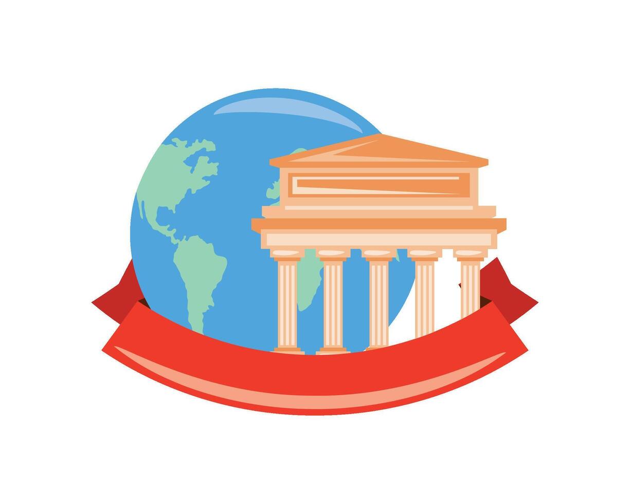 museum day world heritage illustration design vector