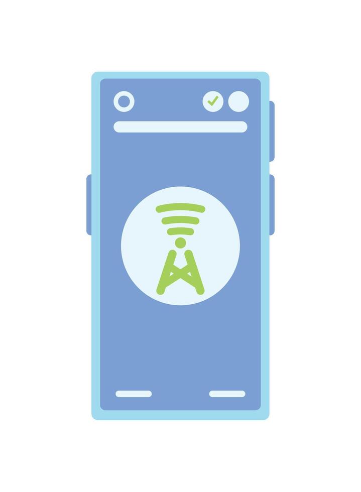 internet day smartphone illustration design vector