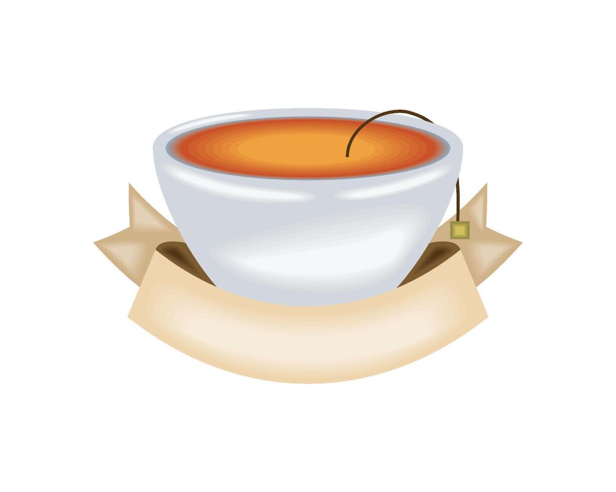 tea day party isolated design vector
