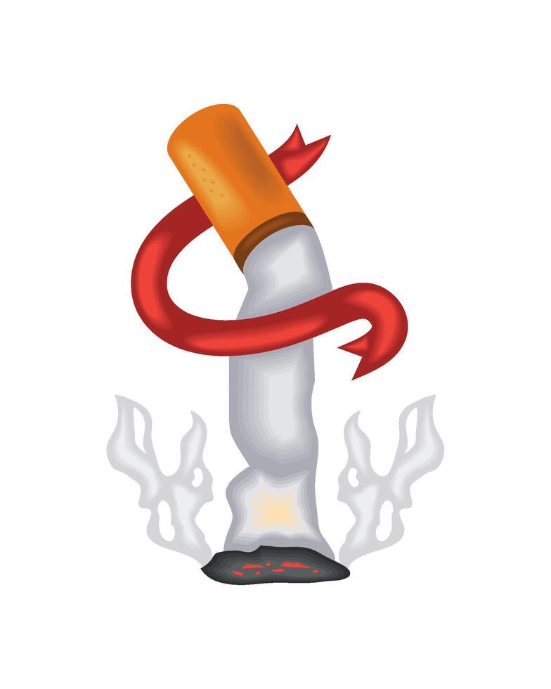 no smoking day celebration isolated design vector