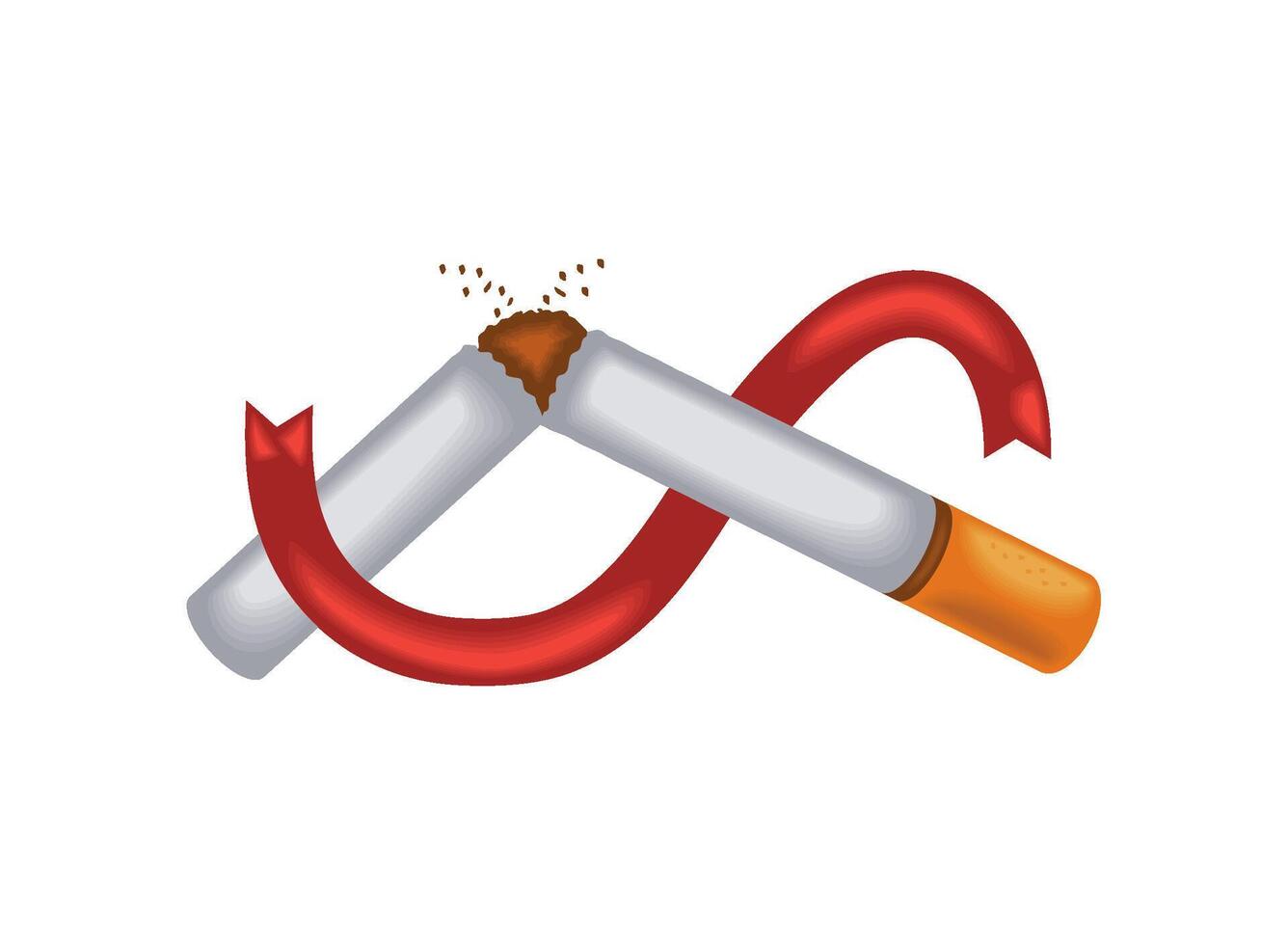 no smoking day harmful isolated design vector