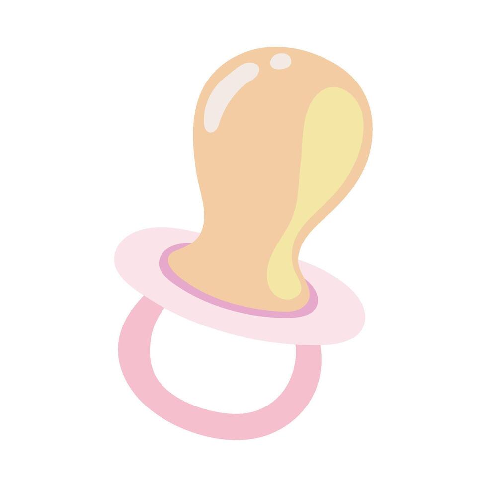 baby pacifier icon isolated vector