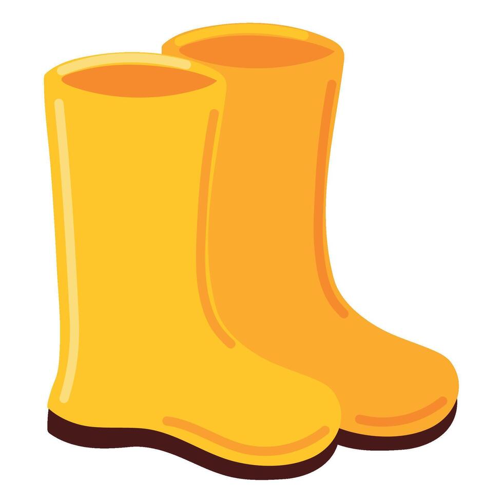 rain boots icon isolated vector