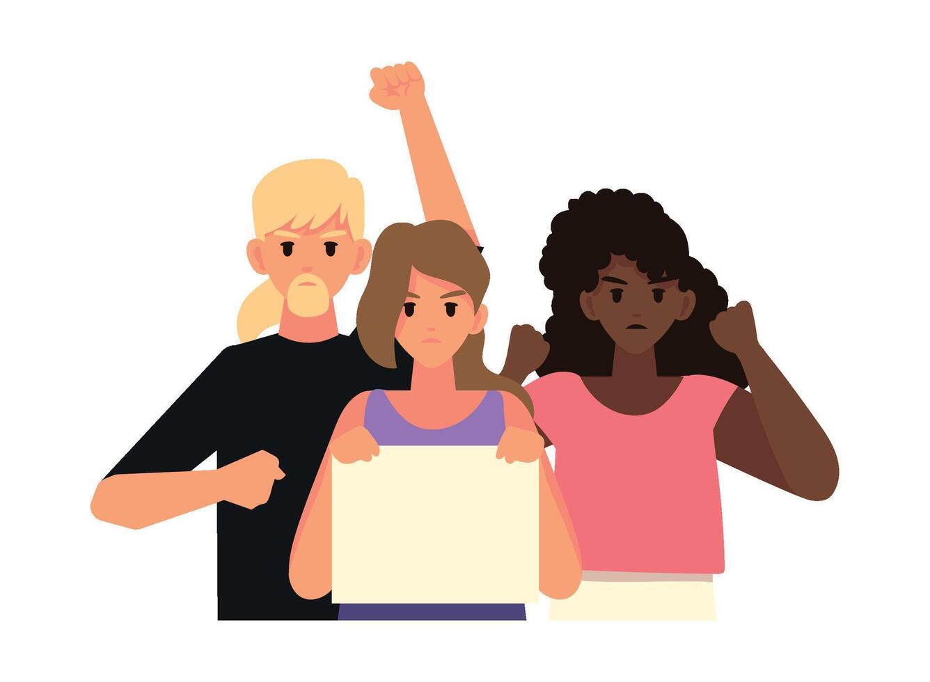activists community revolution isolated icon vector