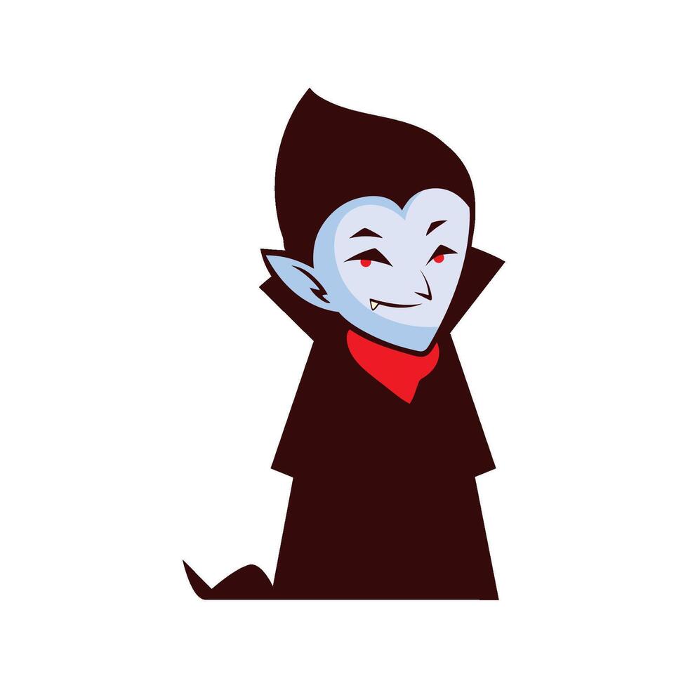 halloween character dracula illustration isolated vector
