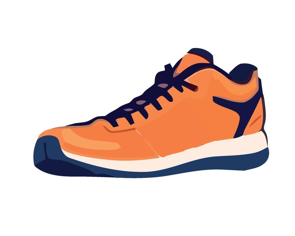 Sports shoe symbol with shoelace design icon isolated vector