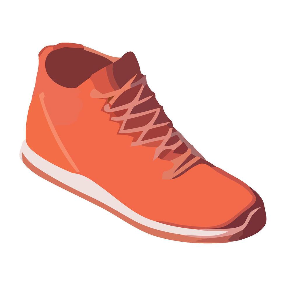 Sports shoe design with shoelace symbol isolated icon isolated vector