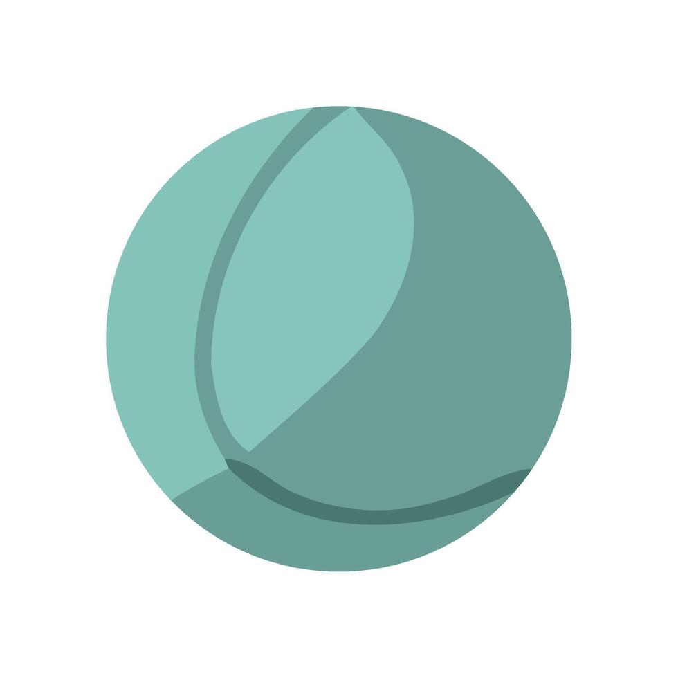 sport tennis ball equipment icon isolated vector