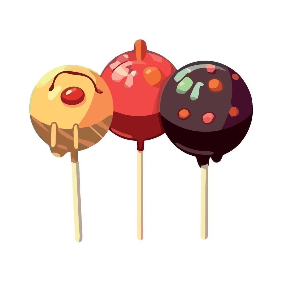 Sweet candies creamy icon isolated vector