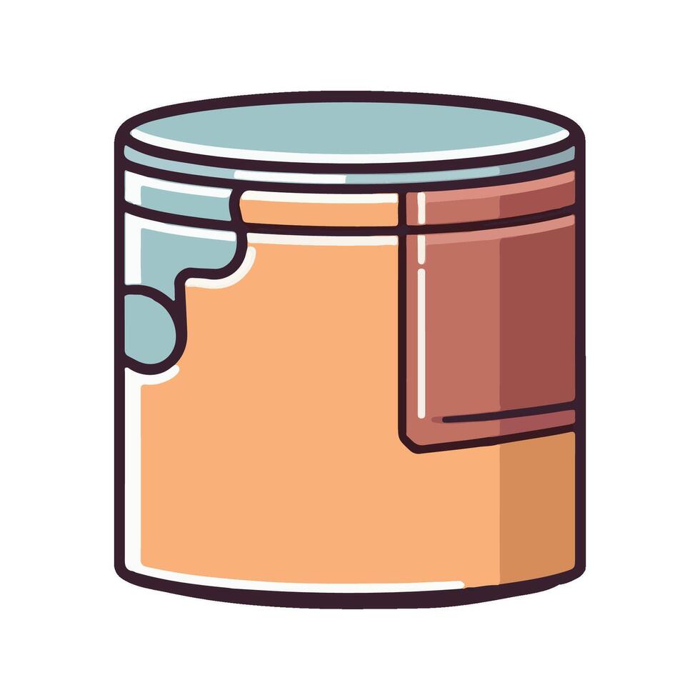 container storage food in isolated illustration icon vector