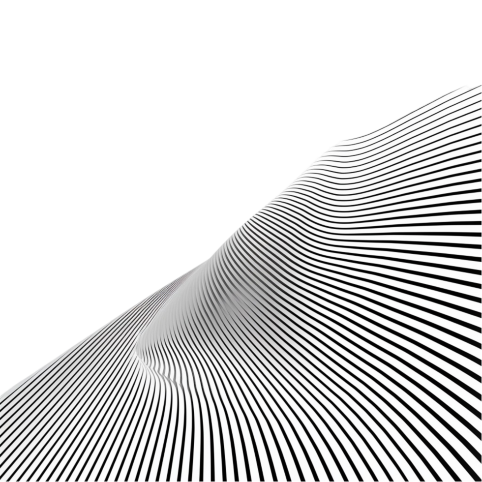 Abstract Warped Diagonal Striped Background AI-Generative png